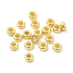 CCB Plastic Beads, Donut, Golden, 6x3mm, Hole: 3mm(CCB-G017-03G)