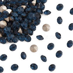 Preciosa&reg MAXIMA Crystal Round Stones, Czech Crystal, Dura Foiling, Round(431 11 615 Chaton), 30340 Montana, SS39(8.15~8.4mm)(X-PRC-RBSS39-30340)