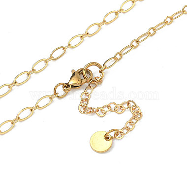 Brass Figaro Chains Necklaces(NJEW-PH01549)-2