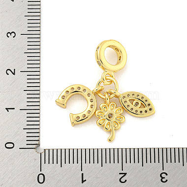 Rack Plating Brass Micro Pave Cubic Zirconia European Dangle Charms(KK-P270-02E-G)-3