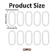 10Pcs Alloy Spring Gate Rings(FIND-TA0009-25G)-3