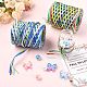 2 Rolls 2 Styles Raffia Ribbon(OCOR-CJ0004-09)-5