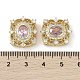 Brass Micro Pave Cubic Zirconia Beads(KK-G491-36G-02)-3