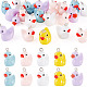 20Pcs Opaque Resin Pendants(RESI-TADJ0001-09)-1