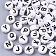 White Opaque Acrylic Beads(SACR-R249-01M)-1