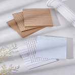 6Pcs 6 Styles Paper Sticky Notes, Sticker Tabs, for Office School Reading, Square, Mixed Color, 75x75x5.5mm, 1pc/style(AJEW-LP0004-15)