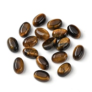 Natural Tiger Eye Cabochons, Oval, 6x4x2~2.5mm(G-A094-01A-09)