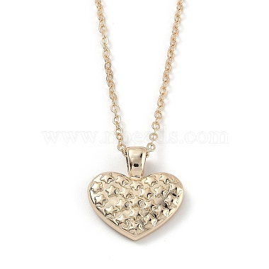 Golden Plated Heart with Constellation/Zodiac Sign Alloy Enamel Pendant Necklaces(NJEW-H214-A08-G)-2