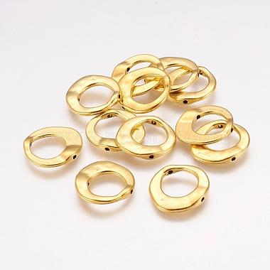 Tibetan Style Irregular Ring Bead Frames(GLF10246Y)-2