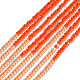 2 Colors Transparent Glass Beads Strands(GLAA-G093-01F)-1