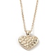 Golden Plated Heart with Constellation/Zodiac Sign Alloy Enamel Pendant Necklaces(NJEW-H214-A08-G)-2