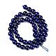 Lapis lazuli naturelles perles rondes brins(G-I181-10-8mm)-4