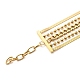 304 Stainless Steel Chains Multi-strand Bracelet for Women(BJEW-G674-01A-G)-5