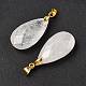 Natural Quartz Crystal Pendants(G-L614-D03-G01)-2