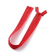 Garment Accessories, Nylon Zipper, Zip-fastener Components, Red, 25x2.5cm(FIND-WH0006-25cm-162)