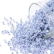 TOHO Round Seed Beads, Japanese Seed Beads, (921) Ceylon Virginia Bluebell, 11/0, 2.2mm, Hole: 0.8mm, about 1110pcs/10g(X-SEED-TR11-0921)