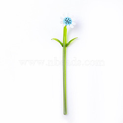 Glass Flower Display Decorations, for Home Desktop Decoration, Cornflower Blue, 210x55mm(PW23041869992)