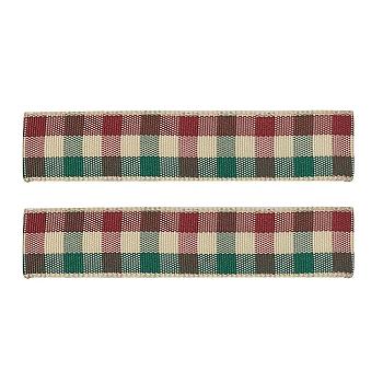 Polyester Grosgrain Ribbons, with Grid Pattern, Colorful, 3/8 inch(9mm), about 100yards/roll(91.44m/roll)
