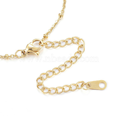 Vacuum Plating 304 Stainless Steel Necklaces(X-NJEW-E080-14G)-2
