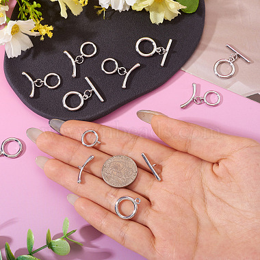 10Pcs 2 Styles Brass Toggle Clasps(FIND-TA0008-44A)-5