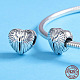925 Sterling Silver European Beads(STER-FF0009-08AS-13)-2