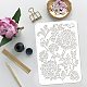 Large Plastic Reusable Drawing Painting Stencils Templates(DIY-WH0202-513)-3