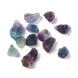 Rough Raw Natural Fluorite Beads, No Hole, Nuggets, 15.5~36x11~22.5x11~20.5mm, about 70pcs/500g(G-A188-01)
