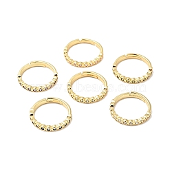 Cubic Zirconia Adjustable Rings, Rack Plating Brass Jewelry for Women, Cadmium Free & Lead Free, Mixed Color, 2.8mm, Inner Diameter: 16.9~20.9mm(RJEW-G262-07G)