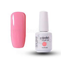 15ml Special Nail Gel, for Nail Art Stamping Print, Varnish Manicure Starter Kit, Pearl Pink, Bottle: 34x80mm(MRMJ-P006-D017)