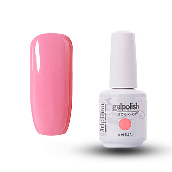 15ml Special Nail Gel, for Nail Art Stamping Print, Varnish Manicure Starter Kit, Pearl Pink, Bottle: 34x80mm