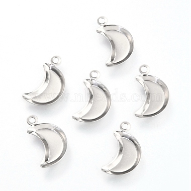 Stainless Steel Color Moon 201 Stainless Steel Pendants