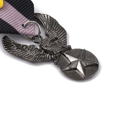 Eagle with Star Zinc Alloy Pendant Lapel Pins(JEWB-WH0028-04B)-3