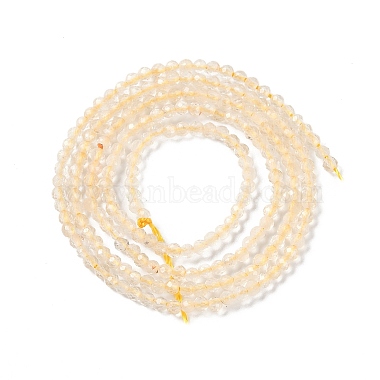 citrine naturelle brins de perles(X-G-P542-A02-01)-3