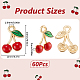60Pcs Alloy Enamel Charms(ENAM-SC0005-76)-2