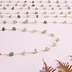 chaînes de perles de copeaux d'aventurine verte naturelle(CHC-SZ0001-62I)-4