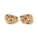 Heart Brass Micro Pave Colorful Cubic Zirconia Charms(KK-G435-15G)-3