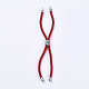 Nylon Twisted Cord Bracelet Making(MAK-F018-01P-RS)-2