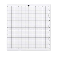 Square PVC Cutting Mat, Cutting Board, for Craft Art, White, 35.6x33cm(WG73464-09)