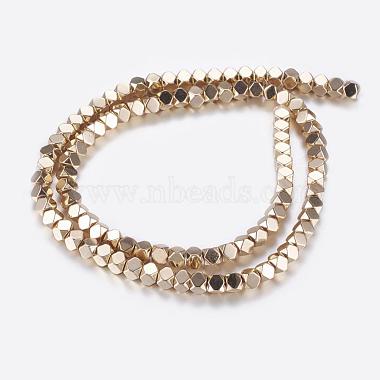 Non-magnetic Synthetic Hematite Beads Strands(G-P338-25A-4mm-KCG)-2