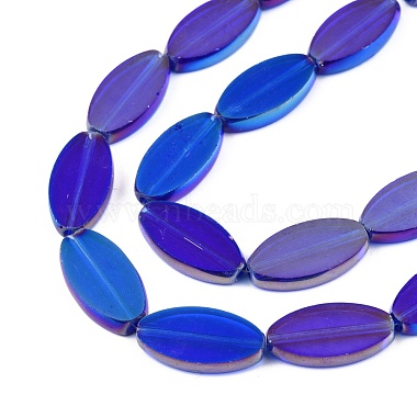 Brins de perles de verre transparentes peintes(GLAA-E033-06A-01)-3