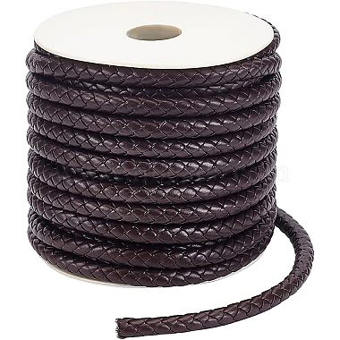 7mm Coconut Brown Imitation Leather Thread & Cord
