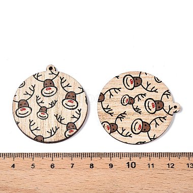 Printed Poplar Wood Pendants(FIND-N005-74O)-3