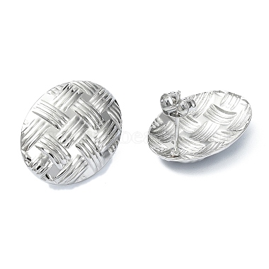 201 boucles d'oreilles en inox(EJEW-K270-22P)-2