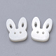 Bunny Natural Freshwater Shell Beads(SHEL-T007-18)-1