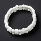 Bracelets extensibles en perles de verre opaques(BJEW-I296-04)-1