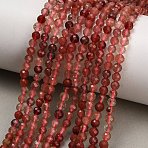 Natural Andesine Feldspar Beads Strands, Faceted, Round, 4mm, Hole: 0.6mm, about 98pcs/strand, 15.39 inch(39.1cm)(GG-CBAA9B4-B03-03)