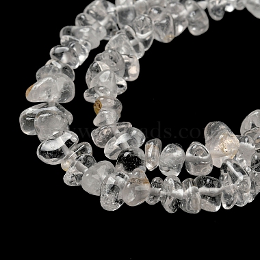 quartz naturel perles de puce de cristal brins(G-M205-01A)-4
