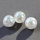 AB Color Transparent Crackle Round Acrylic Beads(CACR-S006-12)-1