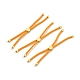 Наполовину готовые браслеты-слайдеры из скрученной миланской веревки(FIND-G032-01G-02)-1