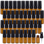 Glass Spray Bottles, Refillable Perfume Bottle with Cap, Column, Camel, 1.4x4.95cm, Capacity: 2ml(0.07fl. oz)(AJEW-WH0270-912)